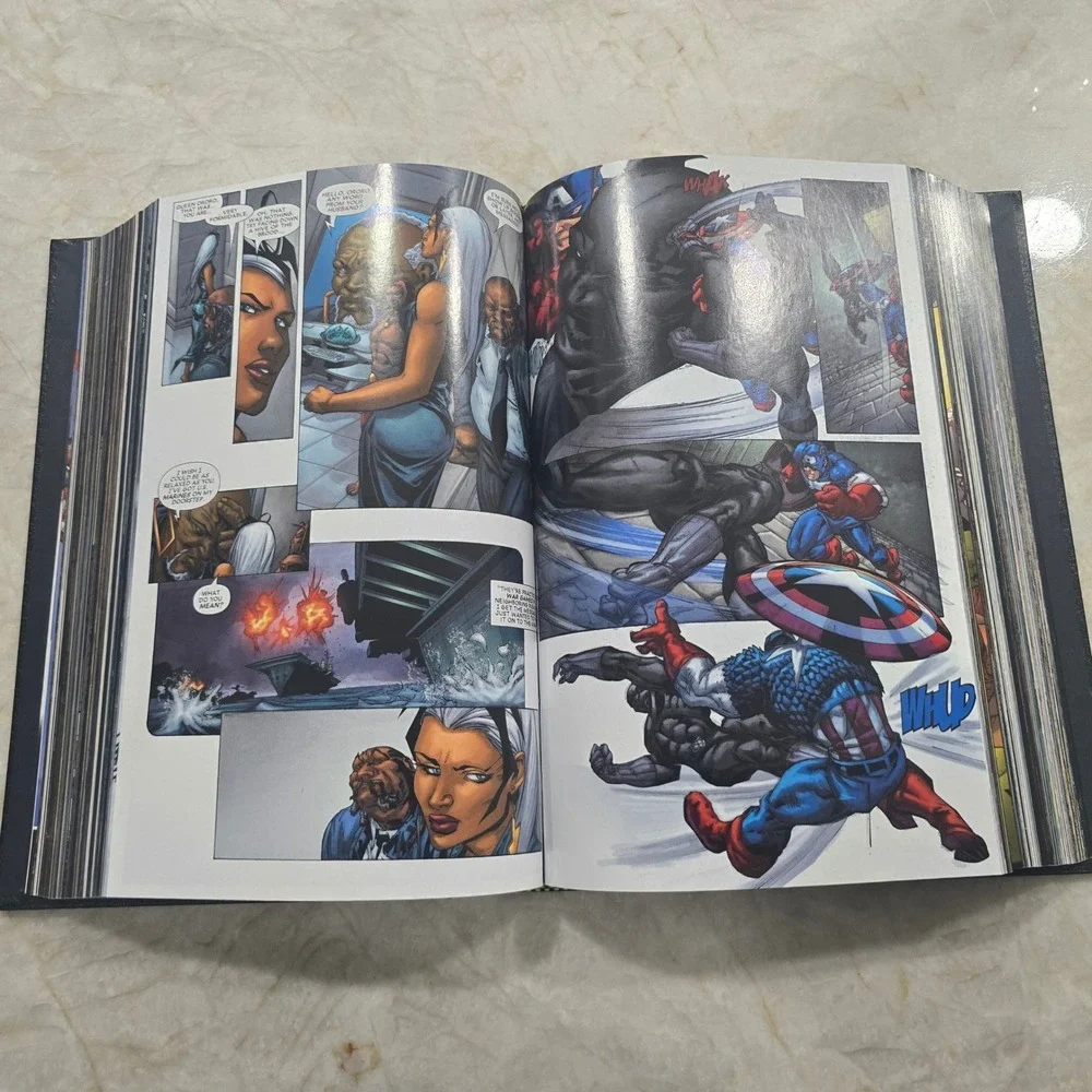 Marvel Black Panther Custom Bound Graphic Novel Chadwick Boseman Tribute Book